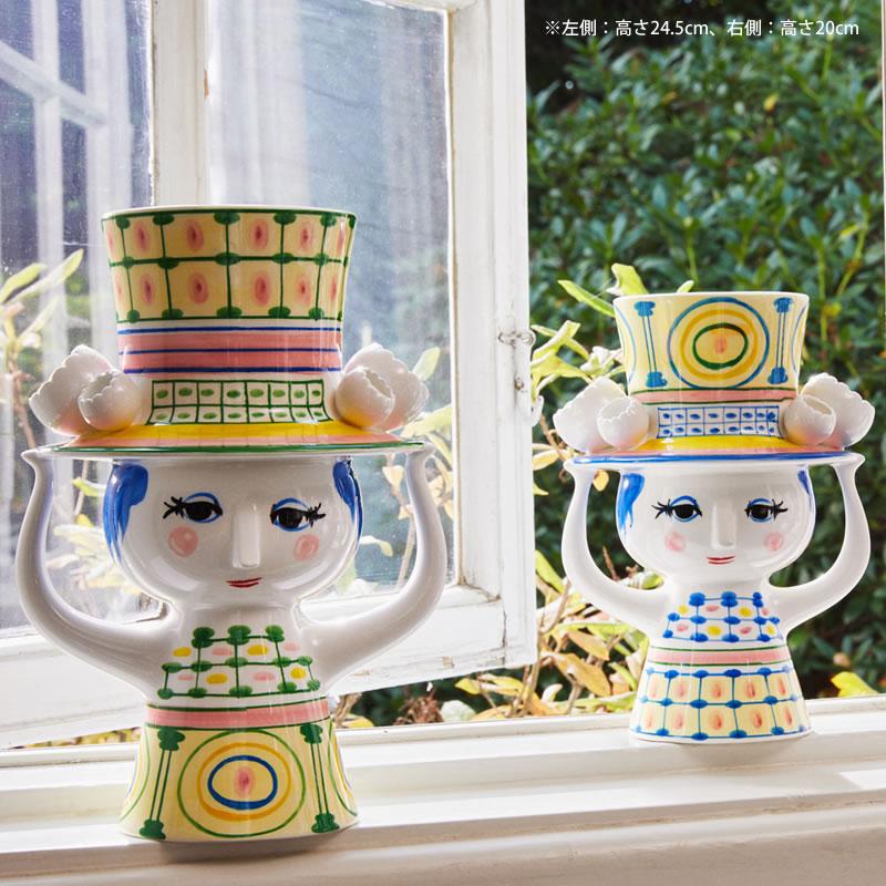 BJORN WIINBLAD(ビヨン・ヴィンブラッド) LADY WITH HAT VASE BJORN WIINBLAD(ビヨン・ヴィンブラッド) LADY WITH HAT VASE