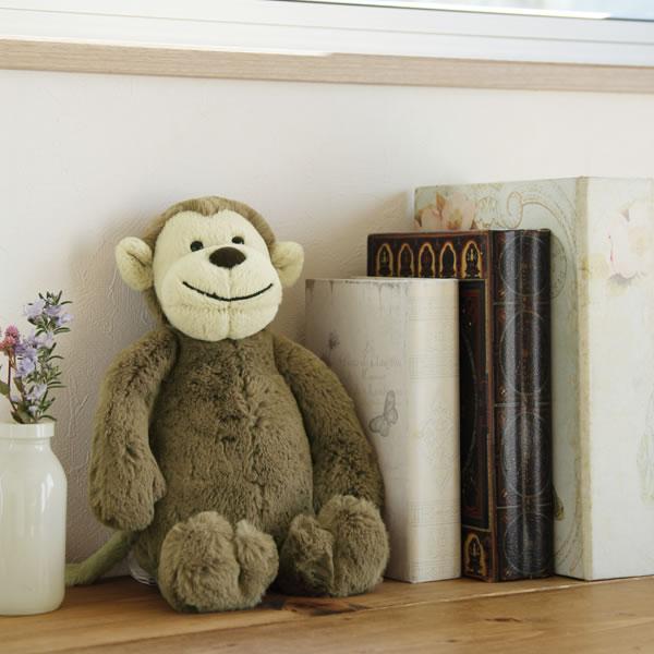 JELLY CAT（ジェリーキャット） Bashful Monkey Medium（バシュフル