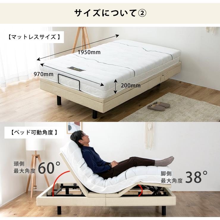 源ベッド 電動ベッド リクライニングベッド 「スリーピー」 シングル