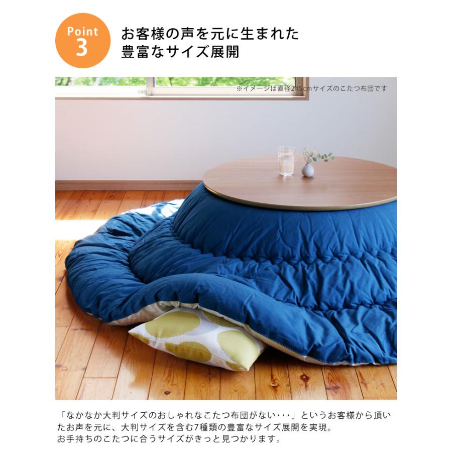 こたつ布団円形 245cm