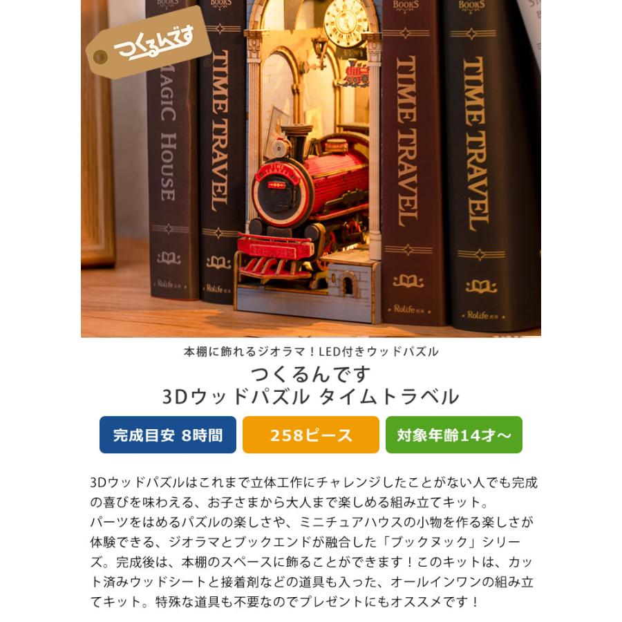 つくるんです ウッドパズルブックヌック タイムトラベル : 家具の里 