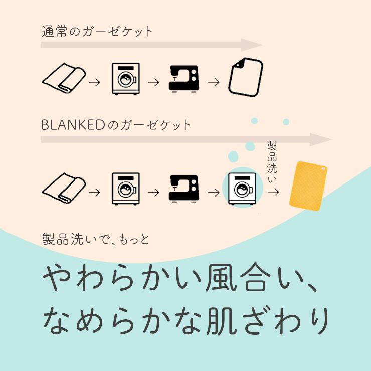 BLANKED (ブランケッド) ガーゼケット シングルケット 約140×190cm