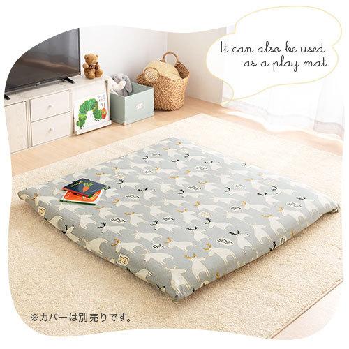 日本製 厚手マット 単品 寝返りできる正方形タイプ 固綿敷布団 側生地綿100 ベビー布団 敷布団 お昼寝布団 赤ちゃん布団 敷き布団 ベビーマット Brg インテリア 雑貨の通販 かぐ日和 通販 Yahoo ショッピング