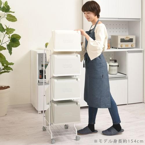 ごみばこ スタンドダストボックス 4分別 スタッキング 脱衣かご おもちゃ箱 ふた付きボックス キャスター付き 一人暮らし 台所 おしゃれ Dtb インテリア 雑貨の通販 かぐ日和 通販 Yahoo ショッピング