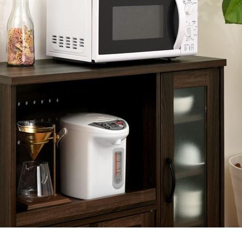 キッチンボード キッチン収納 食器棚 レンジ台 約 90cm幅 高さ80 炊飯器 レンジ 収納 スライド 棚 カントリー おしゃれ Kcb インテリア 雑貨の通販 かぐ日和 通販 Yahoo ショッピング