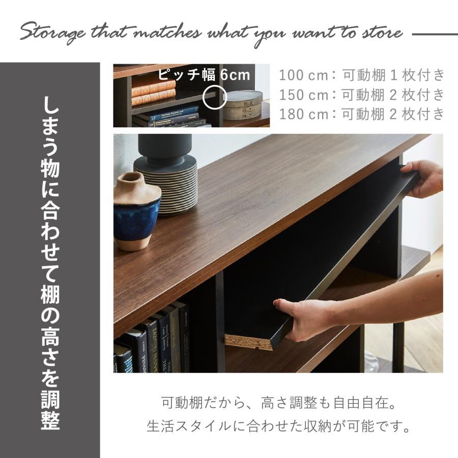 サンコウ オープンラック 完成品 幅150cm シェルフ 木製 本棚 大容量