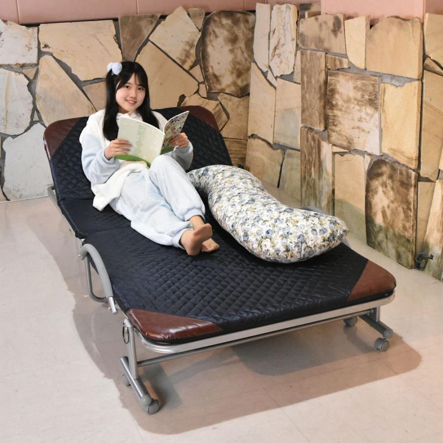 折りたたみベッド リクライニング機能付き シングルベッド 簡易 折りたたみベッド リクライニング機能付き シングルベッド 簡易