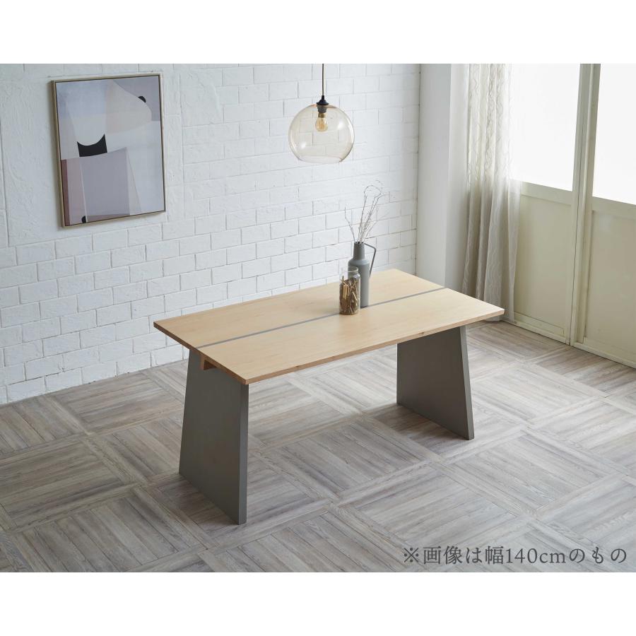 ダイニングテーブル PC デスク コンクリート風 KAGUCOCO ダイニングテーブル テーブル単品 テーブルのみ 幅160 ハープ