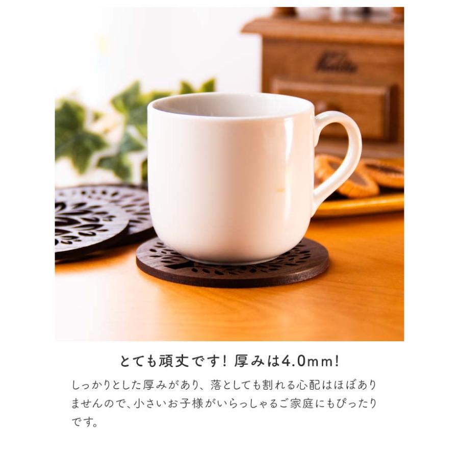 新品❣️ローズ柄が綺麗なコースター★木製ケース付4枚セット コースター 4枚セット 木製 6種から選べるデザイン 約9×9cm 加賀