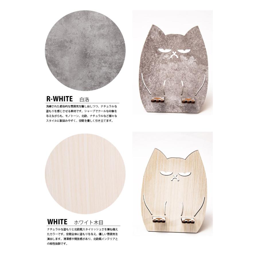 スマホスタンド 卓上 ベッド 木製 ブサカワ猫 ねこ ぶさかわネコ