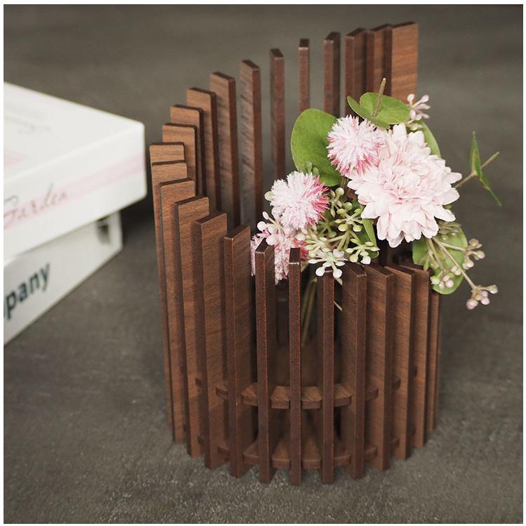 キャンドルホルダー LED キャンドルスタンド キャンドル ランタン ライト 木製 ランプ 照明 フラワーベース 和風 モダン 北欧 おしゃれ キャンドルホルダー003 | KAGUCOCO | 05