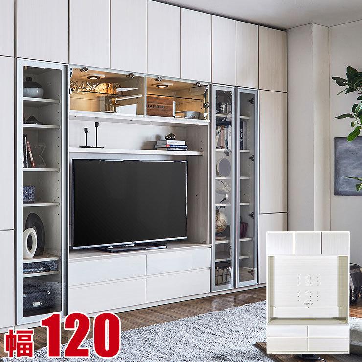 壁面収納 テレビ台 おしゃれ 幅1 奥行43 高さ180 板戸タイプ ハイタイプ ｔｖ台 ファンシー ホワイト 白 完成品 日本製 高級 手作り家具工房家具のココボ 通販 Yahoo ショッピング