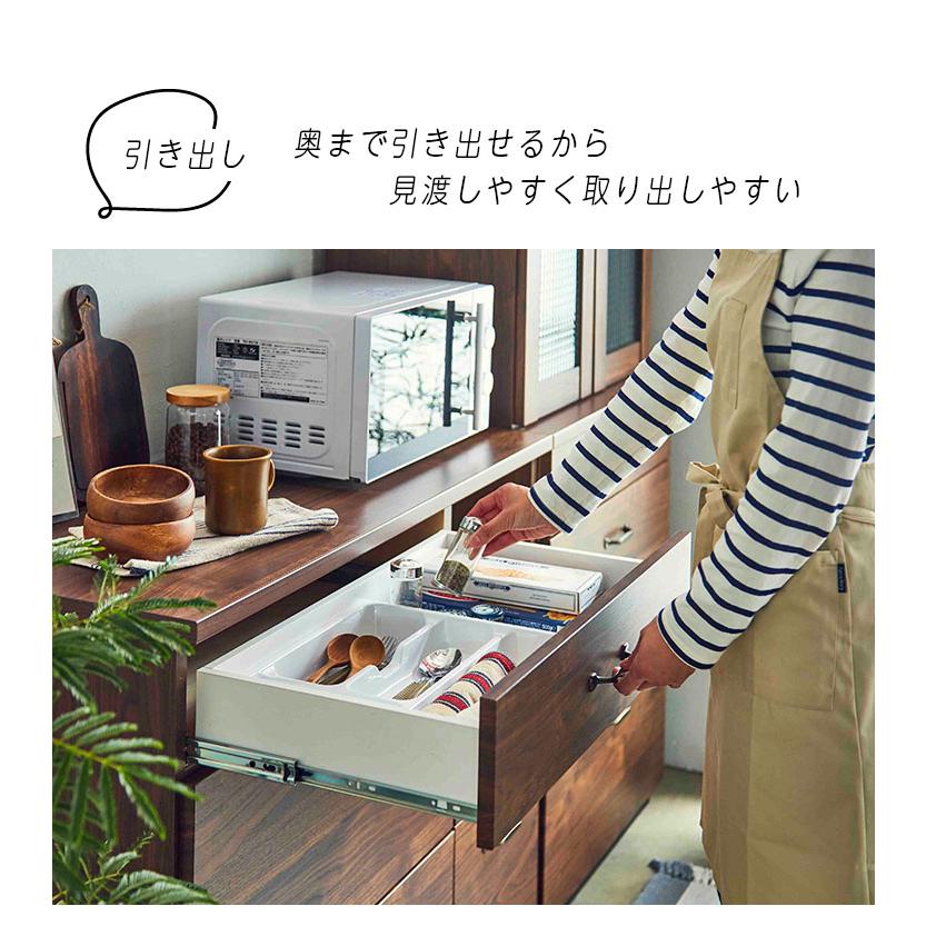 幅104 キッチンカウンター 完成品 レンジ台 キッチン収納 レンジボード