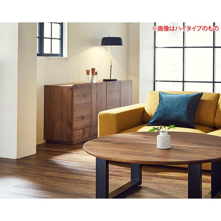 リビングボード サイドボード トビ 幅160cm ウォールナット ホワイト