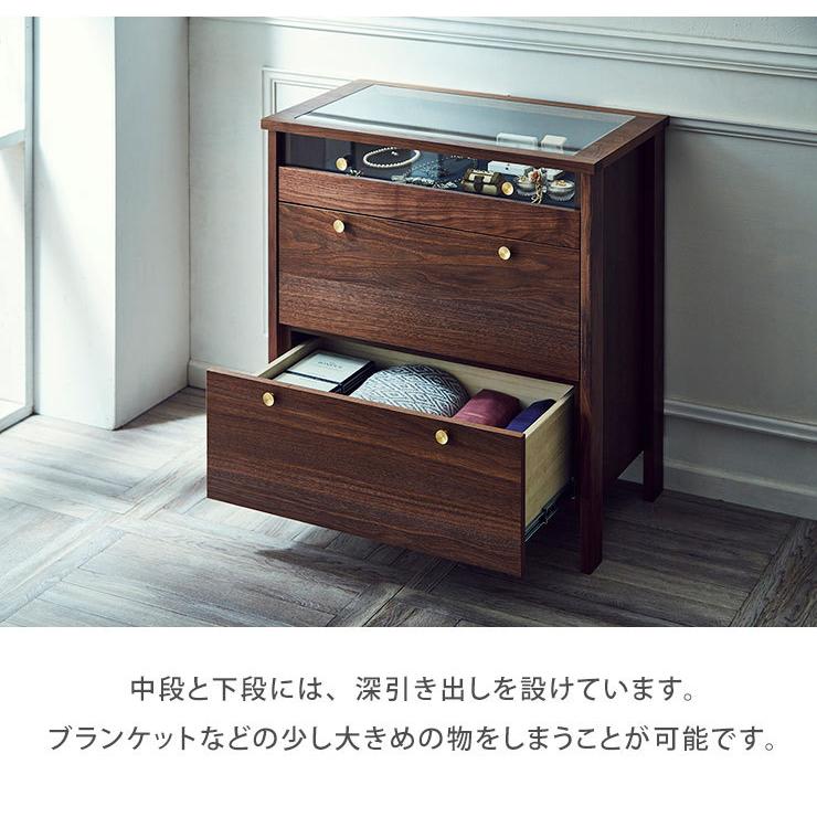 リビングボード　チェスト　ウォールナット 楽天市場】25日迄 7%offクーポン◇サイドボード 128cm 天然木