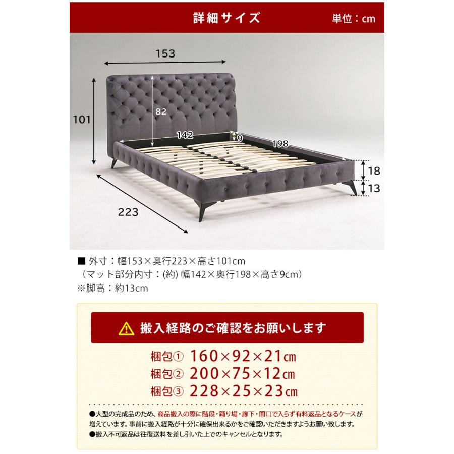 ベッド ベッドフレーム ダブルベッドフレーム ダブル ローベッド