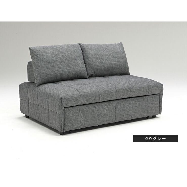 ひとり暮らし用ソファベッド　グレー ソファーベット ソファベッド シンプル 一人暮らし ソファベット