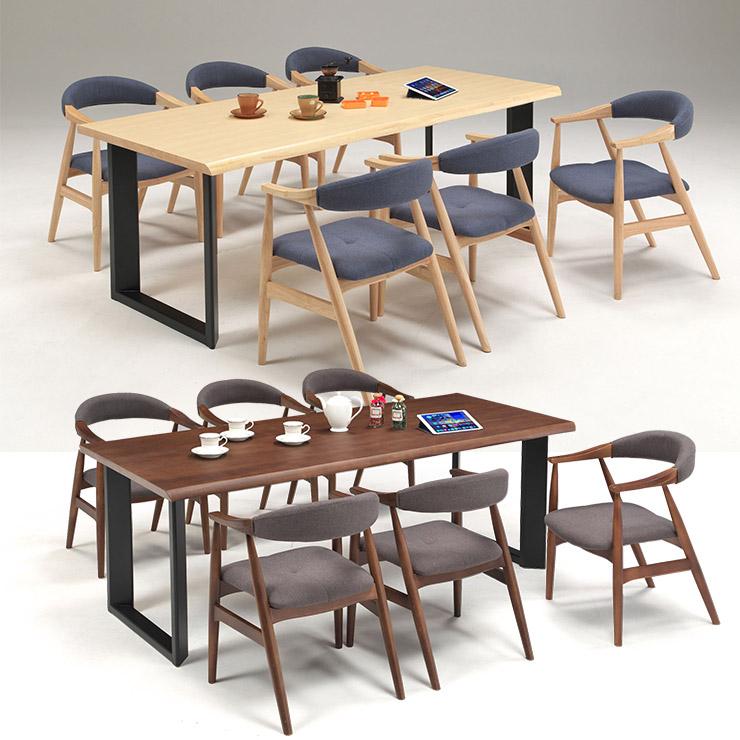 ダイニングテーブルセット ダイニングセット 6人 一枚板風 6人用 6人