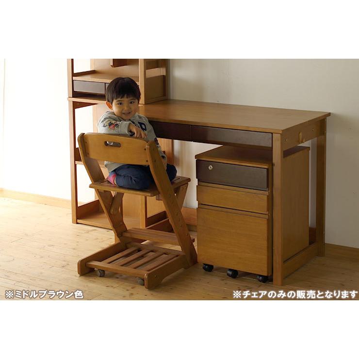 学習チェア カラー ホワイト ライトブラウン ミドルブラウン 3色対応
