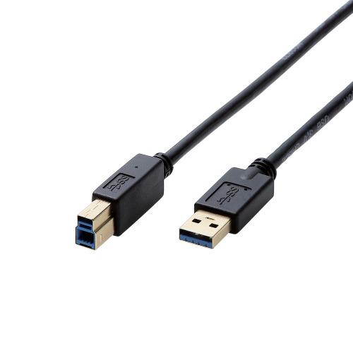 エレコム USB3.0ケーブル/A-Bタイプ/AV売場用/1.0m/ブラック DH-AB3N10BK｜kagucyoku｜02