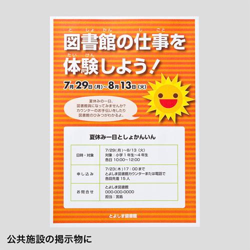 サンワサプライ カラーレーザー用 耐水紙・中厚 A3サイズ LBP-WPF15MDPN-A3｜kagucyoku｜06
