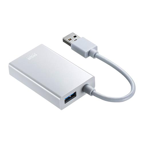 サンワサプライ USB3.2-LAN変換アダプタ(USBハブポート付・ホワイト) USB-CVLAN3WN｜kagucyoku｜06