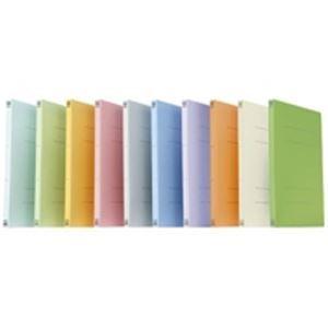 (業務用5セット) プラス フラットファイル/紙バインダー 〔A4/2穴 100冊〕 021N リーフグリーン