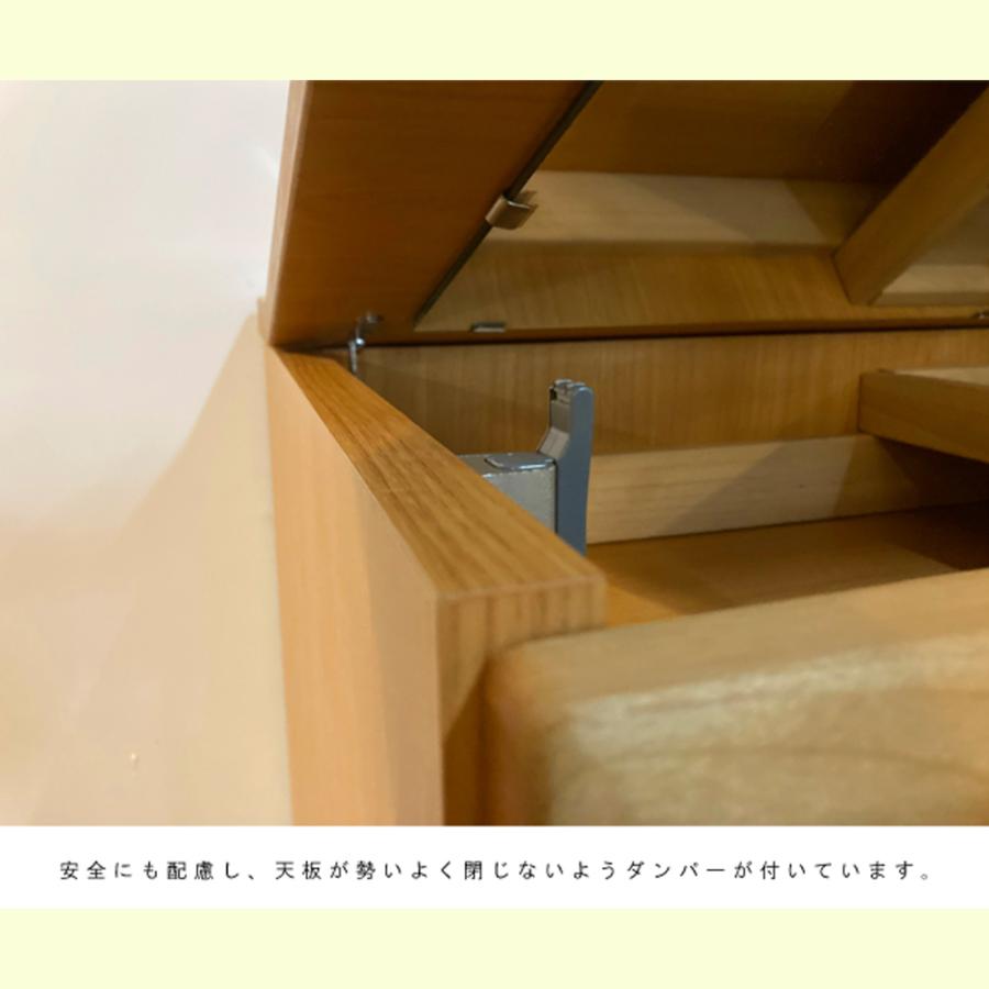 デスクドレッサー チェアセット 北欧ナチュラル 机 鏡台 折り畳み