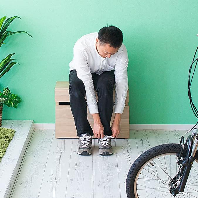 玄関 ベンチ 収納 スツール 幅60cm 高さ40cm 奥行き30cm おもちゃ箱