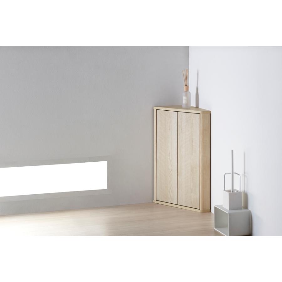 トライアングルストレージ コーナー収納 サニタリー収納 トイレタリー