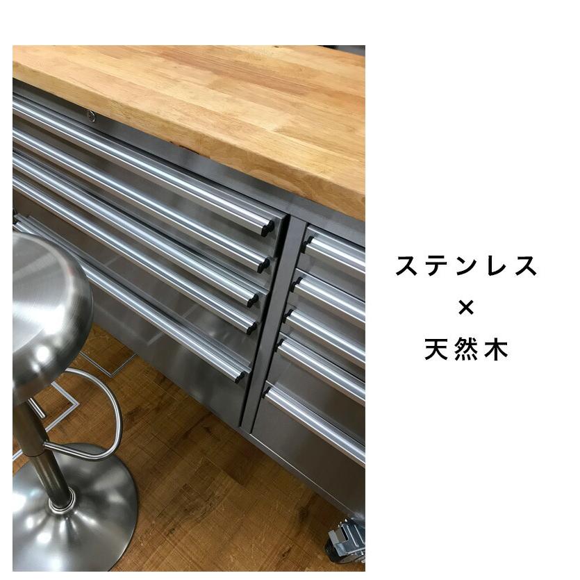 ツールキャビネット ステンレスキャビネット 天然木 W199 ツールキャビネット ステンレスキャビネット 天然木 W199