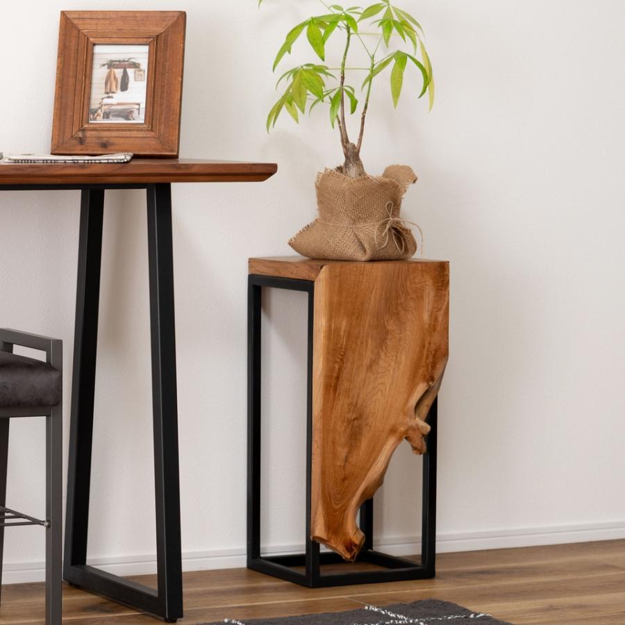花台　サイドテーブル Amazon｜[GZGZ] 花台 フラワースタンド 木製 天然木 サイド