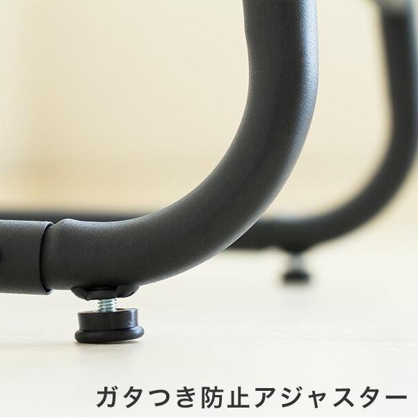 ハンガーラック スリムなL字型タイプ おしゃれなハンガーラック 送料