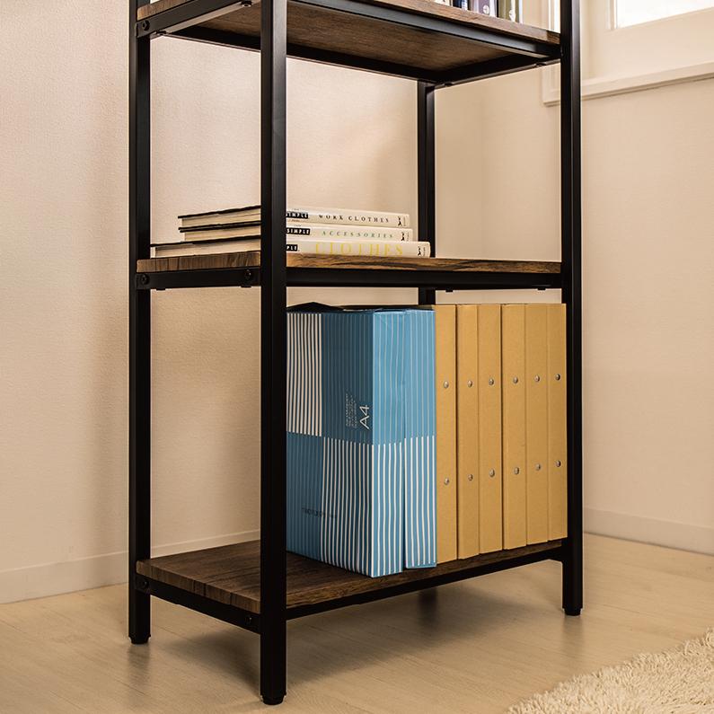 テレビボード 幅50 棚 4段 おしゃれ 収納 ヴィンテージ風 テレビ台