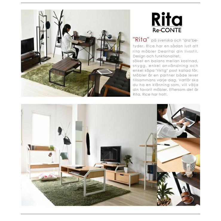 デスク 机 Rita ワークデスク 北欧 おしゃれ シンプルデスク カフェ風