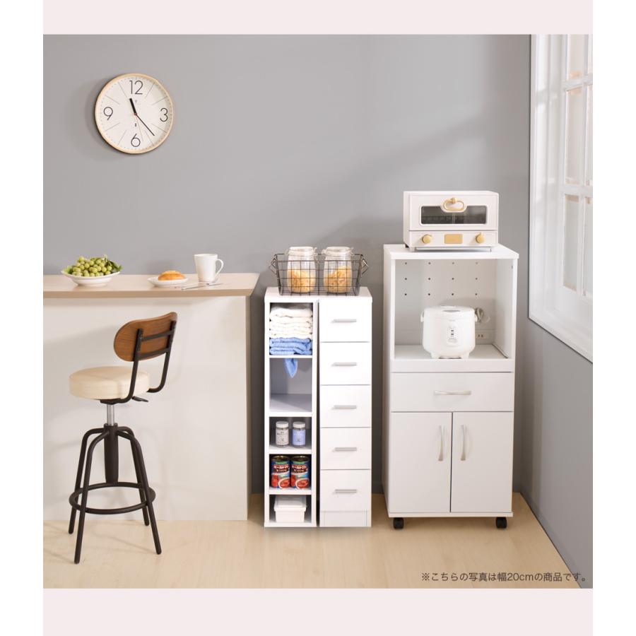 鏡面すきま収納 タオルストッカー/ランドリー収納ラック 幅25cm