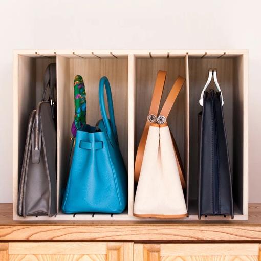 カバン収納 桐製 かばん 収納ラック 幅60 ハイタイプ 桐箱 大切な