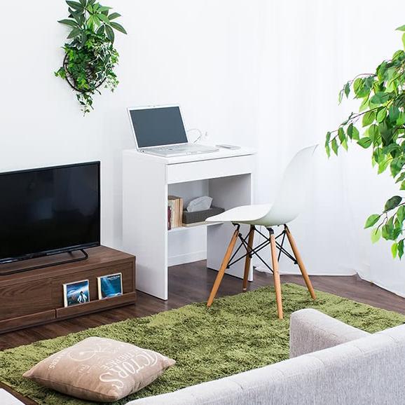 ミシン台 デスク 幅60cm コンパクト 作業台 コンセント付 ロフトベッド