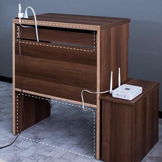 ミニデスク 幅60cm 薄型 コンパクト デスク 引出し付き コンセント付 デスク 幅60cm 薄型 コンパクト 白 茶 ミニデスク 引出し付き