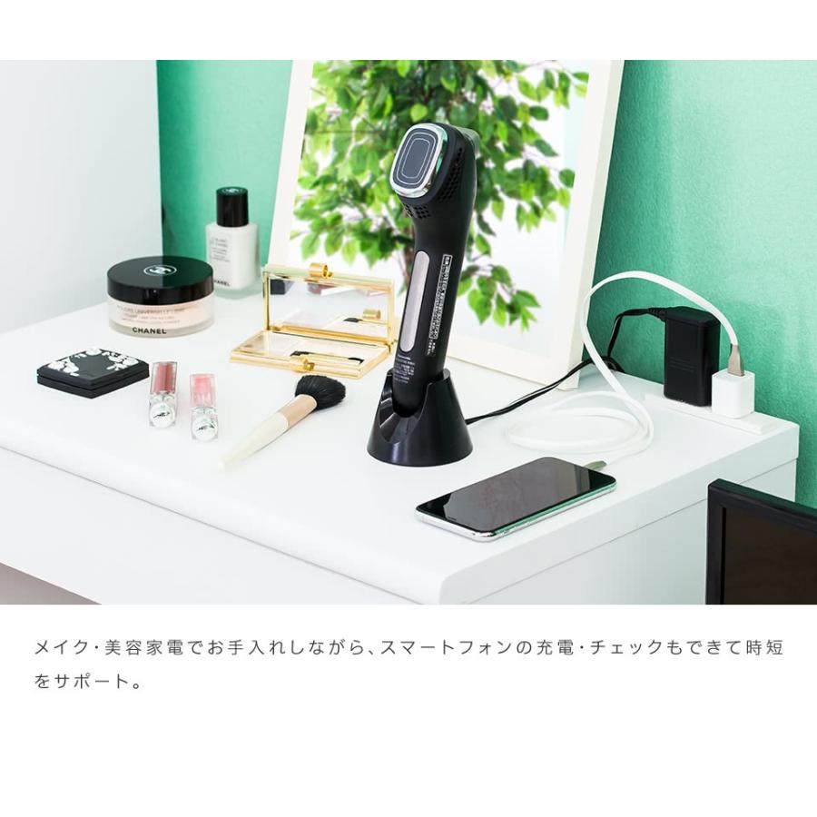 ドレッサー 鏡なし デスク 幅60cm コンパクト ミニ 引出付 コンセント