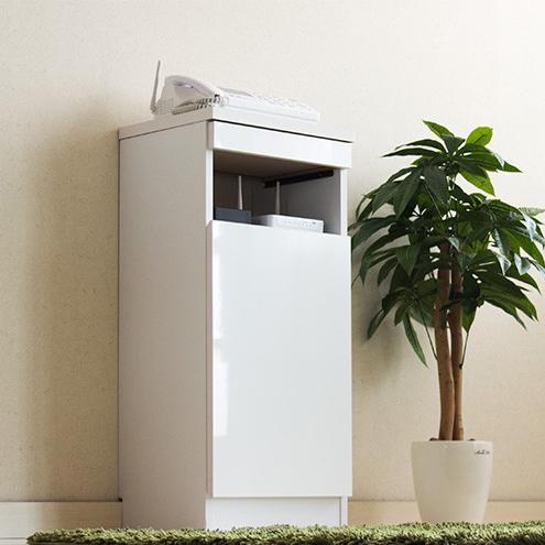 キャビネット 扉付き サイドボード 収納 おしゃれ 白 茶 スリム 北欧