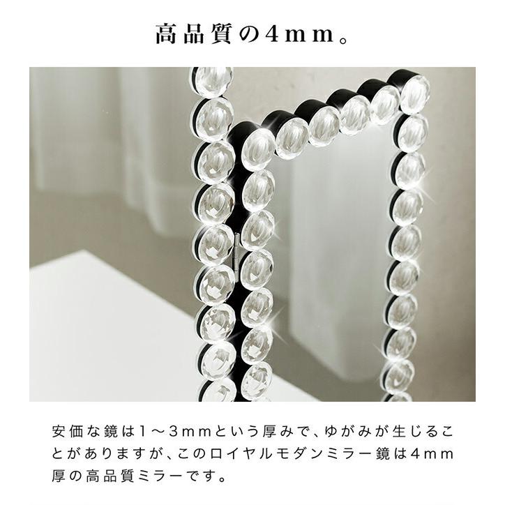 三面鏡 豪華高級クリスタル調装飾 卓上ミラー｜kagudoki｜08