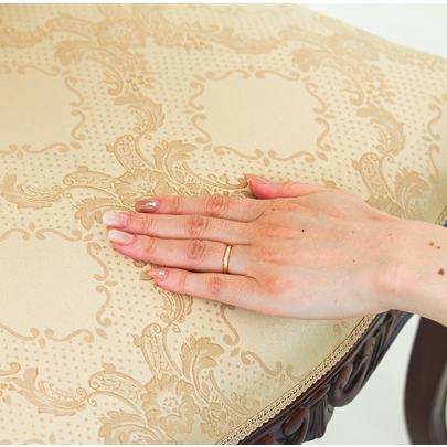 チェアー2脚セット 椅子 アンティーク ひじ無し 猫脚ダイニング