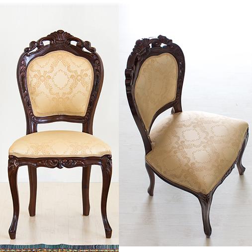 開梱設置 ダイニングテーブルセット 5点セット 椅子4脚 アンティーク