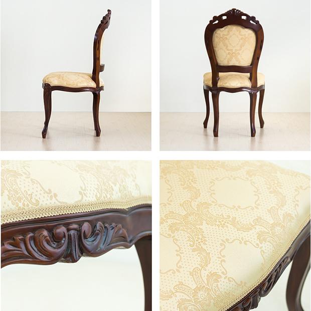 アンティーク　ヴィンテージ　猫脚　クラシック　ヨーロピアン　チェア 2脚 GZ アンティーク ヴィンテージ 猫脚 クラシック ヨーロピアン チェア 2脚 GZ