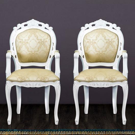 高梨産業　猫足　椅子　オフホワイト① 高梨産業 猫足 椅子 オフホワイト