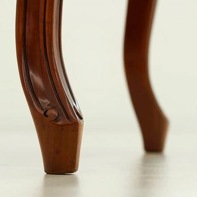 テーブル アンティーク調 3点セット 丸 北欧 肘無しチェアー 二人用