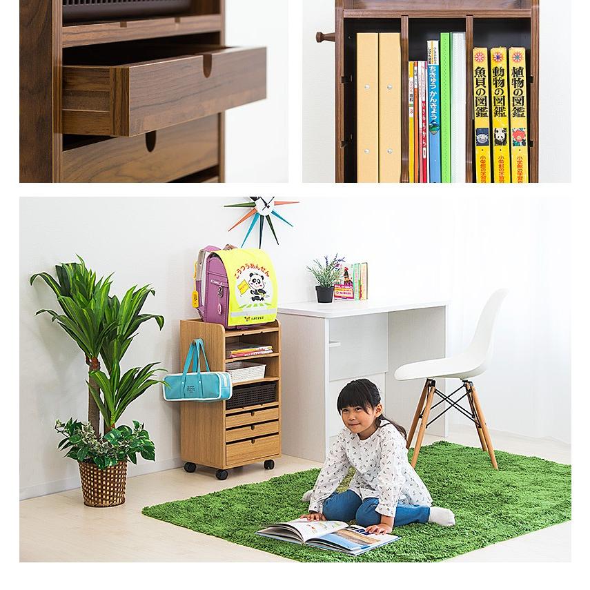 ランドセルラック 幅35 高さ70 木製ラック 送料無料 リビング 子供部屋