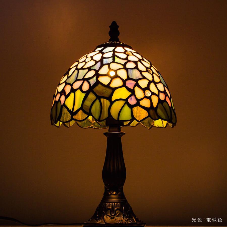 テーブルランプ ステンドグラス 照明 フルーリー LED電球付き 花 かわいい｜kagudoki｜17