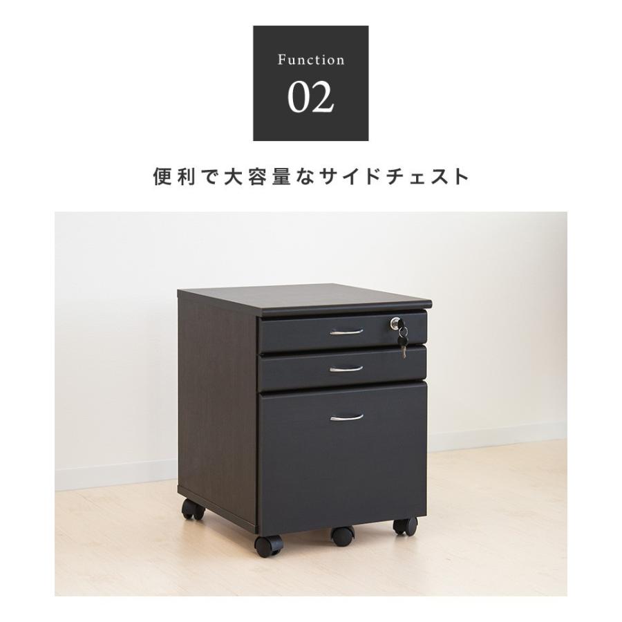 開梱設置 パソコンデスク PCデスク 幅120cm 3点セット 鍵付き 開梱設置 パソコンデスク PCデスク 幅120cm 3点セット 鍵付き